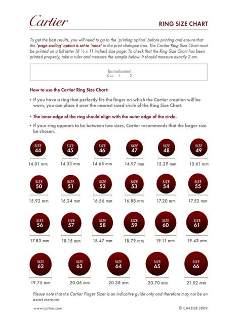 cartier toe ring|cartier ring size chart.